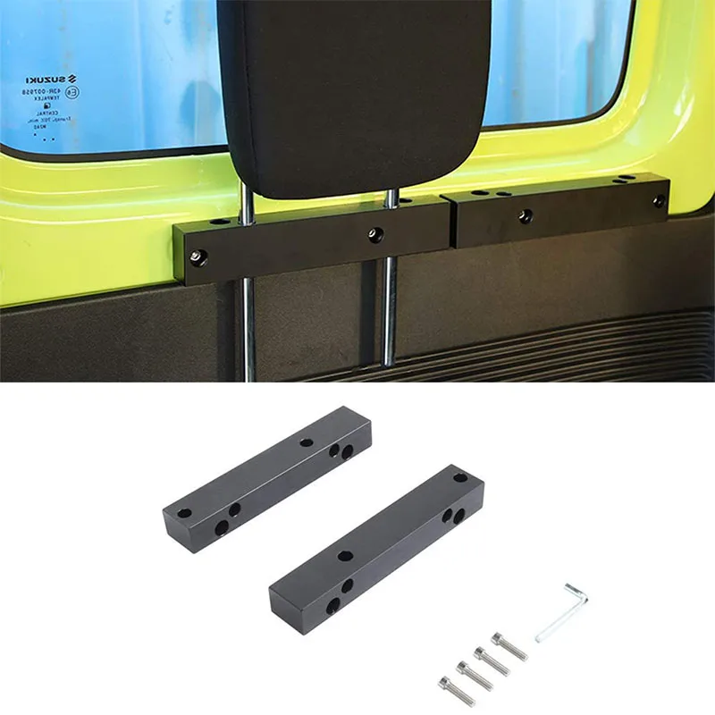 

Car Rear Trunk Seat Headrest Holder Stand Mount Bracket For Suzuki Jimny 2019 2020 Interior Headrest Fixed Support Block