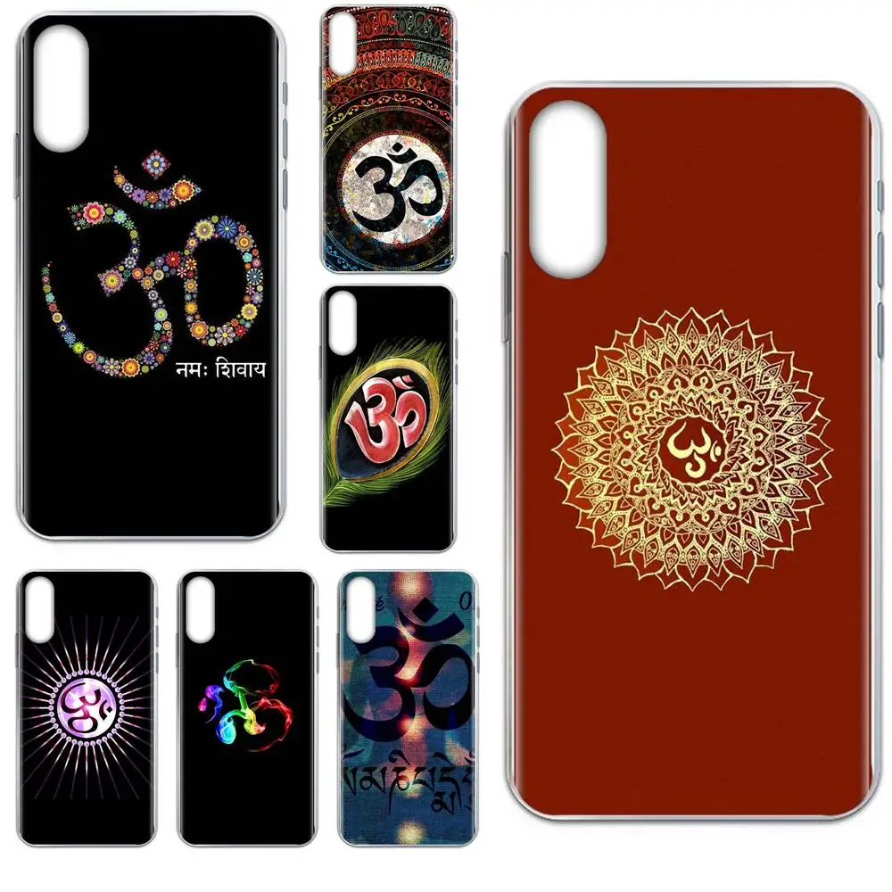 Om Aum символ красочный намаст Йога Hinduism буддизм для Apple iPhone 4 4S 5 5C 5S SE SE2 6 6S 7 8 11 Plus Pro X