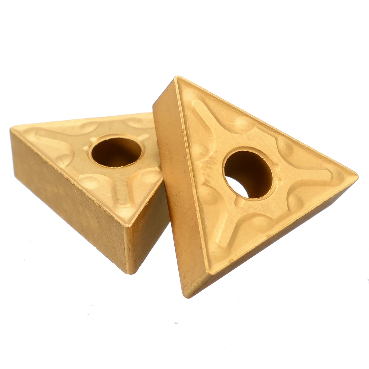 10Pcs Golden TNMG160404 CNC Carbide Inserts Cutting Blades For Turning Tool Lathe Tools Cutter CNC Tool