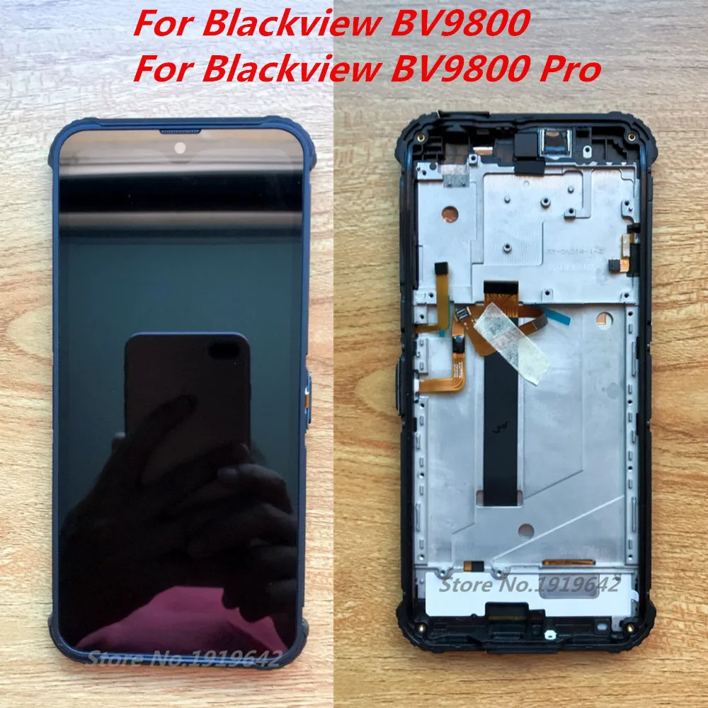 Для Blackview BV9800 Pro 6 3 '&#x271080*2340 ЖК-дисплей Digitzer в сборе с рамкой + сенсорная панель