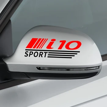 

2PCS Funny Car Stickers And Decals For Hyundai i10 Rearview Mirror Decorative Auto Waterproof Vinyl Decal Reflective Accessories