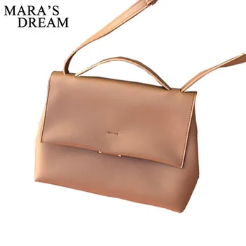 

Mara's Dream 2019 New Autumn and Winter Solid Color Simple Wild Large Capacity Handbags Shoulder Messenger Bag Handbag