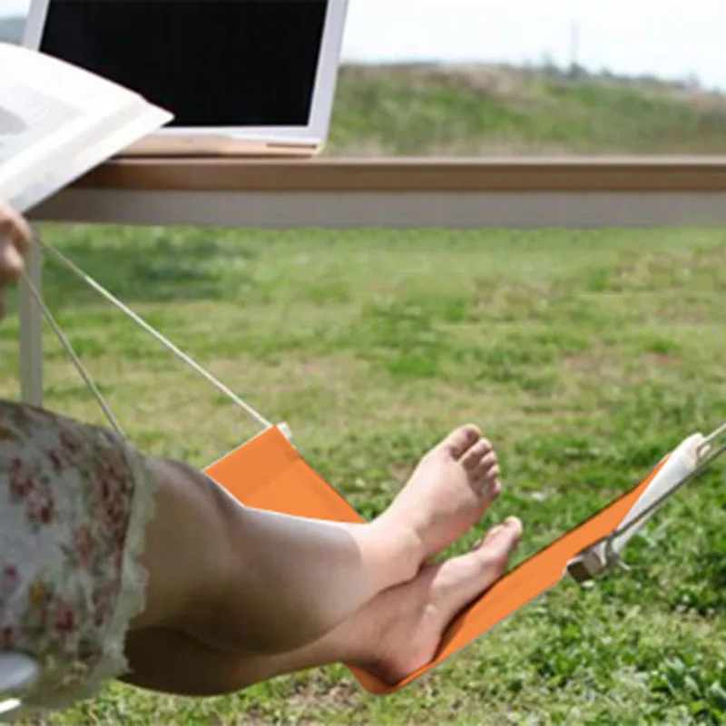 

Desk Feet Hammock Foot Canvas Chair Care Tool The Foot Hammock Outdoor Rest Cot Portable Office Foot Hammock Mini Feet Rest