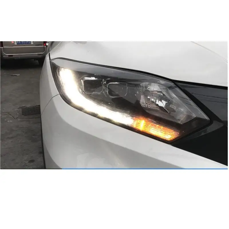 Para авто Drl боковой сигнал поворота наружные дневные ходовые светодиодные фонари Automovil автомобильное освещение фары 16 17 для Honda Vezel
