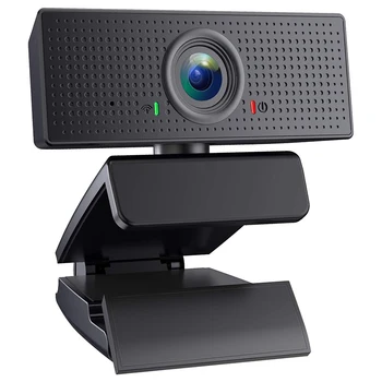 

1080P Webcam, Built-in Microphones, Full HD Video Camera for Computers PC Laptop Desktop, USB Plug and Play, Skype