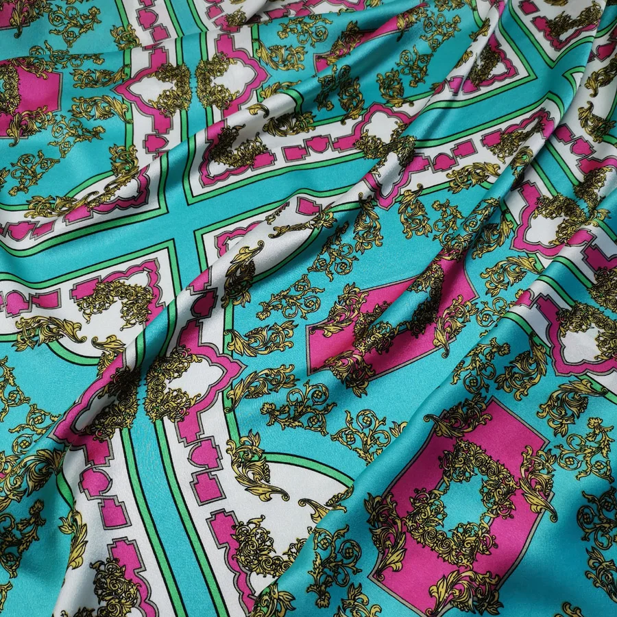 Глянцевая мягкая ткань пижамы вечернее платье атласное шелковое древние способы ткань креп-сатин Мягкий DIY шитье ремесло материал