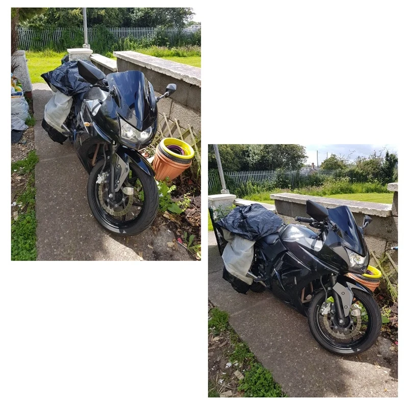 Дефлектор лобового стекла мотоцикла подходит для Kawasaki Ninja 250r 250R EX250 2008-2012 черные аксессуары для мотоциклов