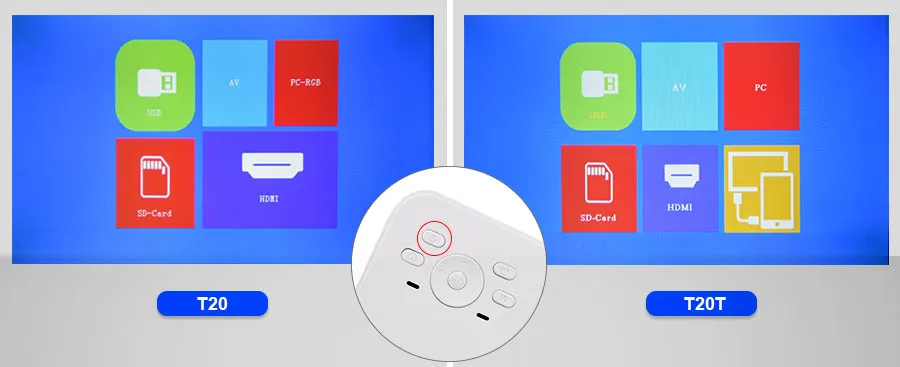 Мини проектор ALSTON серии T20 умная система Android HD светодиодный Wi Fi Bluetooth домашний