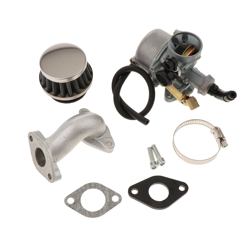 PZ19 Carb 19mm Carburetor Air Filter For 50cc 70cc 90cc 110cc ATV Quad with Intake Pipe Gasket|Carburetors| - AliExpress