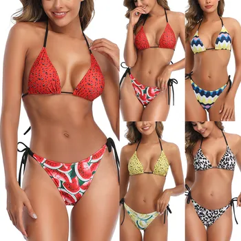 

2020 New Sexy Women Bikini Set Womens Padded Push-up Bra Bikini Set Swimsuit Bathing Suit Swimwear Summer Beachwear