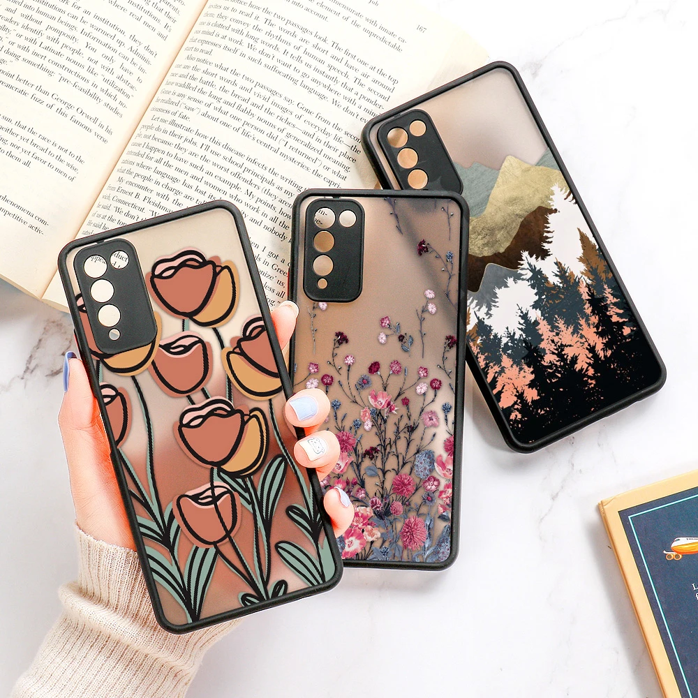 Len Protection S20 FE S22 Ultra Case For Samsung S21 Case Samsung Note 20 Ultra 10 S21 FE S10 S22 Plus A52S 5G A51 A12 A53 Cover kawaii phone case samsung