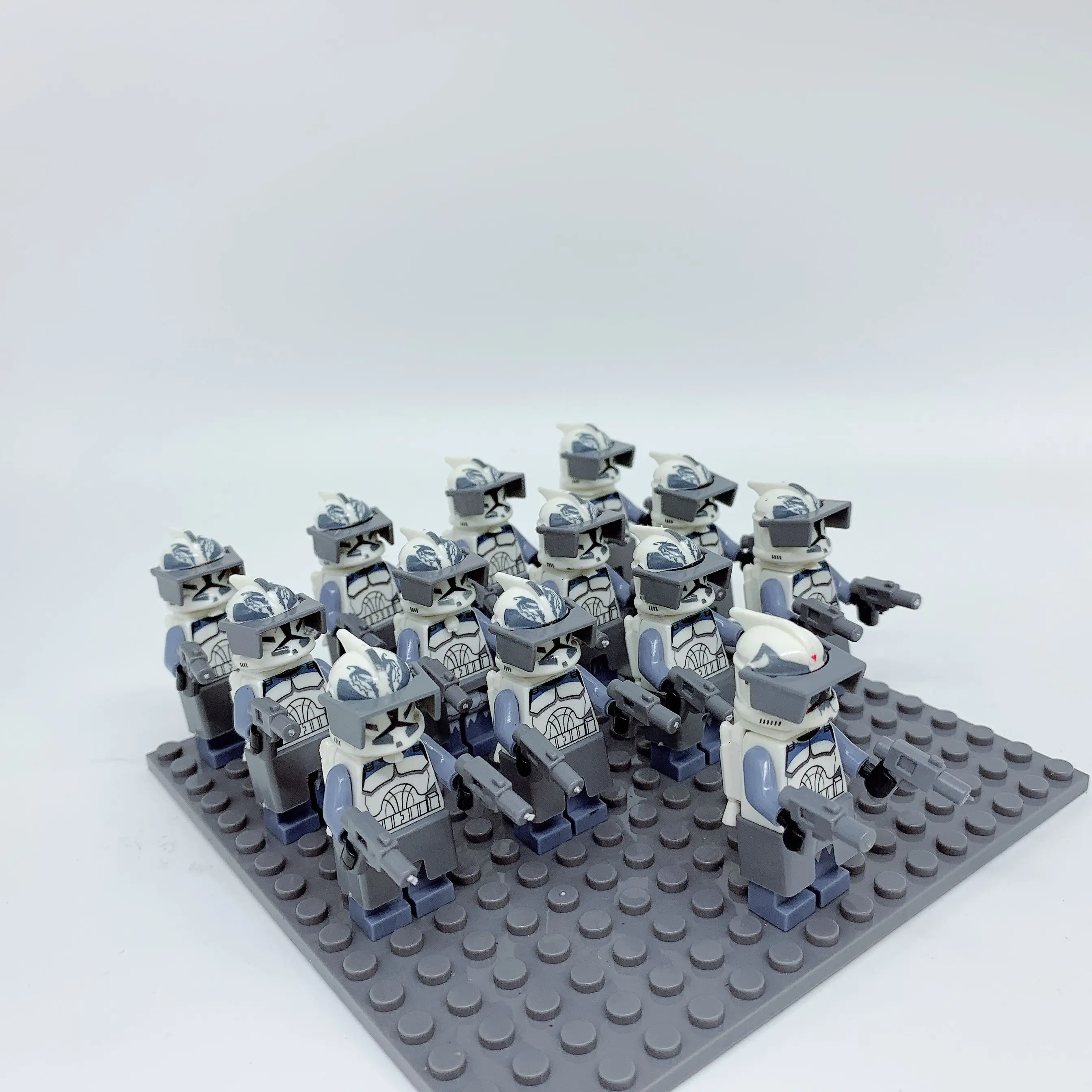 13 шт./лот Star Wars Rebels Storm Trooper 7668 Shadow clone Trooper Дарт Вейдер игрушка fig совместимый - Цвет: PG622 PG618 12PCS