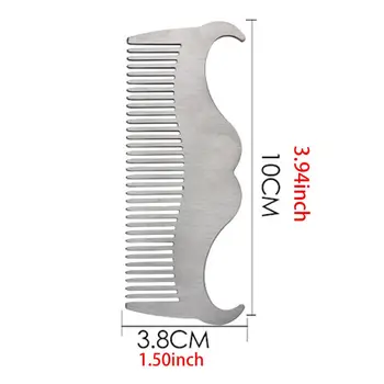 

5Pcs Stainless Steel Beard Comb Shaving Razor Scissor Styling Set Grooming Kit 11UF