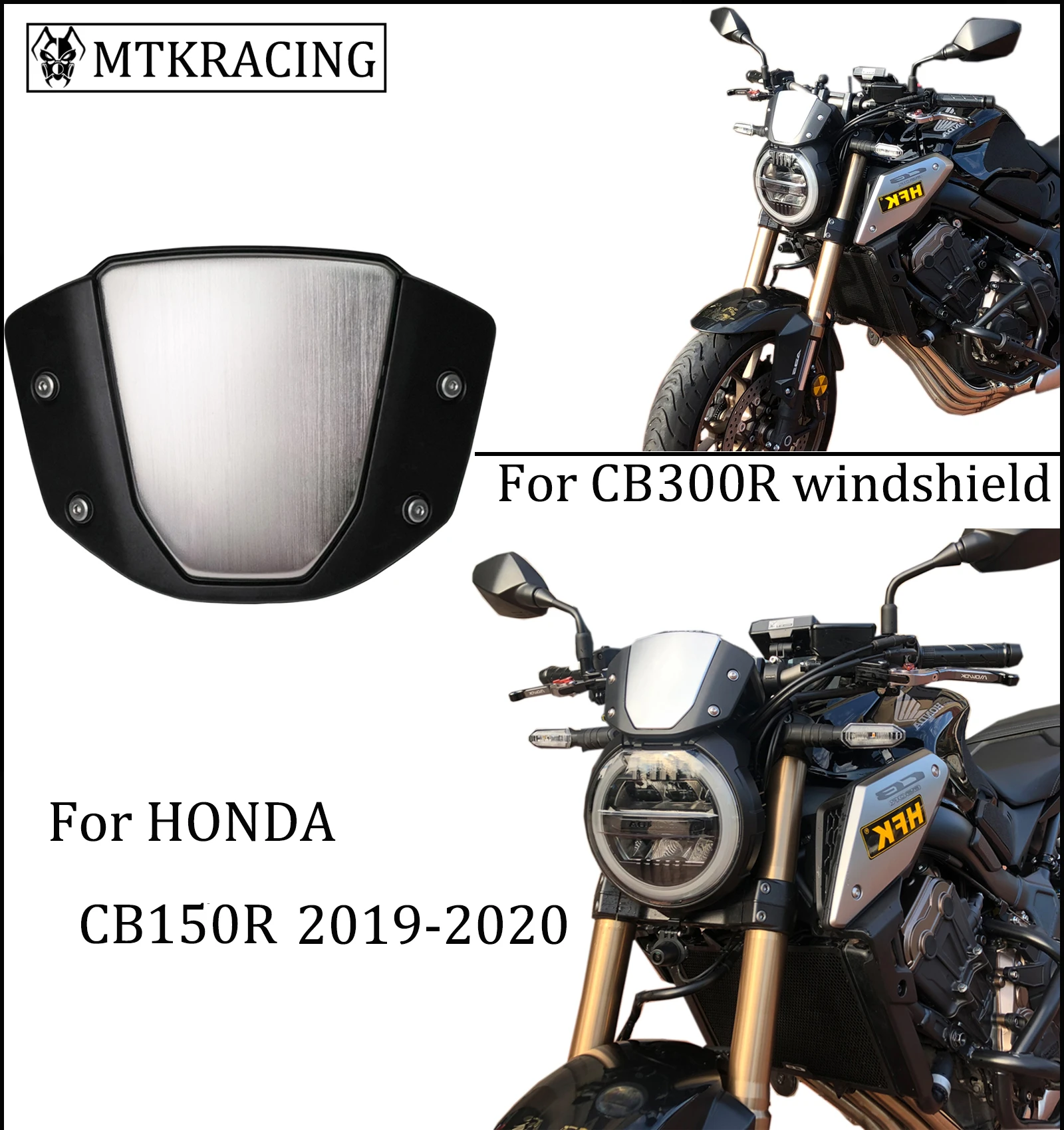 Mtkracing For Cb300r Cb150r Cb 300r 150r Cb300 Cb150 R 19 Motorcycle Windshield Front Windscreen Visor Wind Deflector Covers Ornamental Mouldings Aliexpress