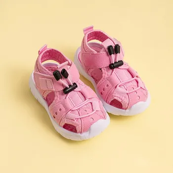 

Summer Sandals For Girls Boys New Lightweight Soft Bottom Children Shoes Baby Toddler Shoes Little Kids Beach Sandals
