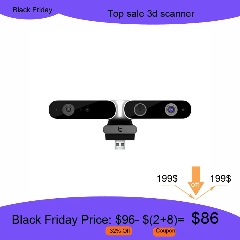 

3D scanner for 3D printer handheld body face object scan 3d Modeling with software free shipping