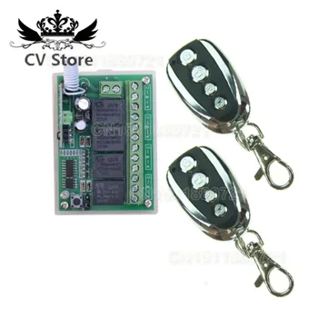 

4CH RF light remote control switches Learning code Light Lamp switch 315M/433M on/off receiver switch