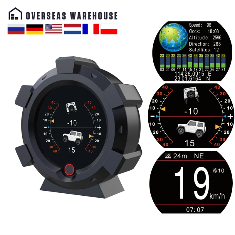 US $41.18 Autool X95 Gps Horizontal Slope Meter Inclinometer Speedometer Pmh Kmh Car