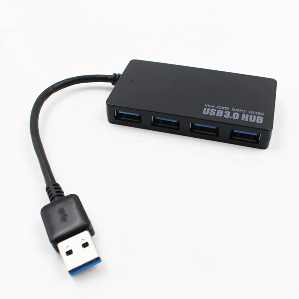 Usb-концентратор с 4 портами, Кабель-адаптер для зарядки для смартфонов и планшетов, высокоскоростной адаптер расширения для настольных ПК и ноутбуков