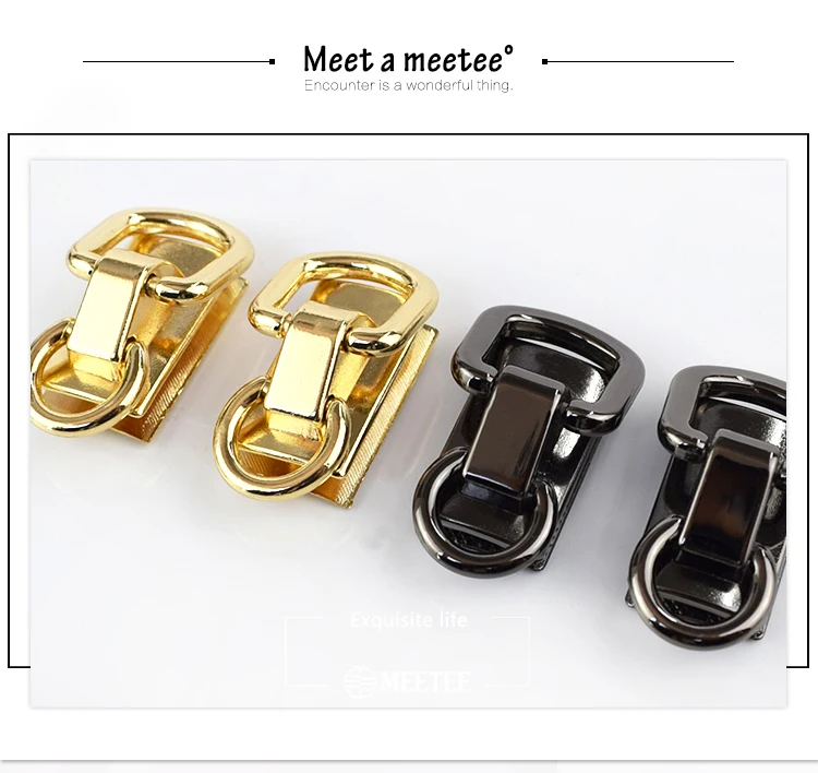 Аксессуары для сумок Meetee, 5 шт., пряжка, ручная работа, ручная работа, застежка на крючок, сумка для багажа, кожа, ремесло, украшения, аксессуары, BD420