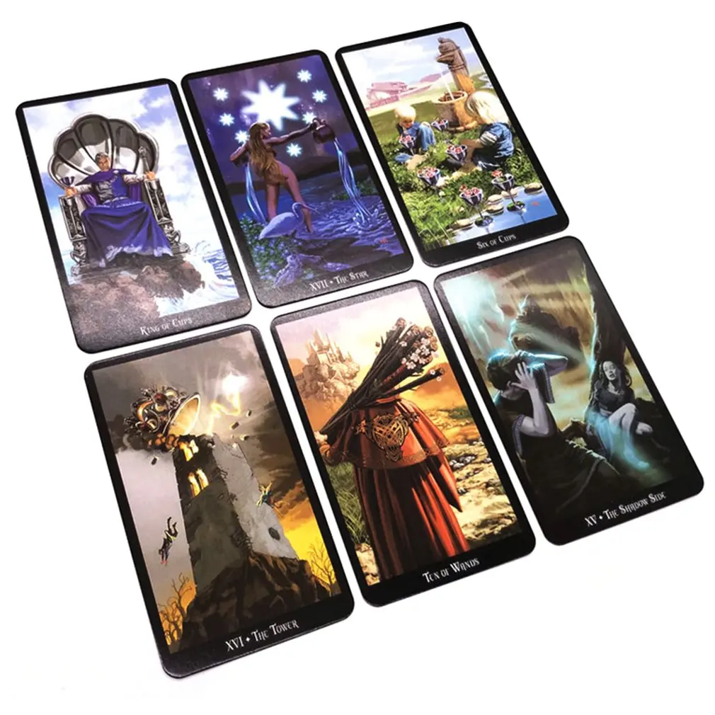 Mystic Tarot колода карты настольная игра чтение ведьмы карты Таро для Фортуны ведьма карточная игра детская игра