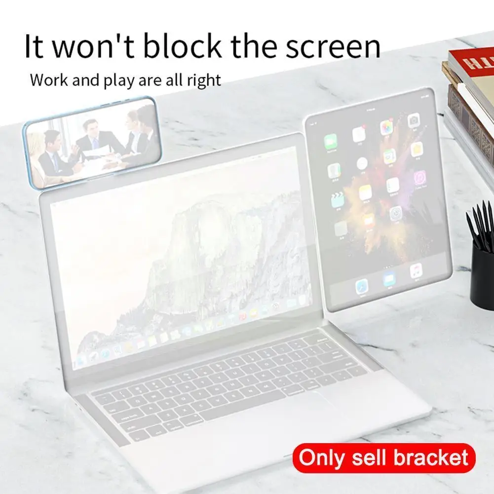 Metal Mobile Phone Stand Laptop Side Mounting Connected Tablet Display Double Screen Support Computer Frame H2I9 | Мобильные