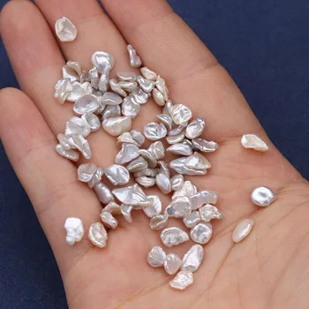 

10Pcs/pack Petal-shaped Without Hole Loose Pearl Charms For DIY Necklace Bracelet Anklet Jewelry Accessory