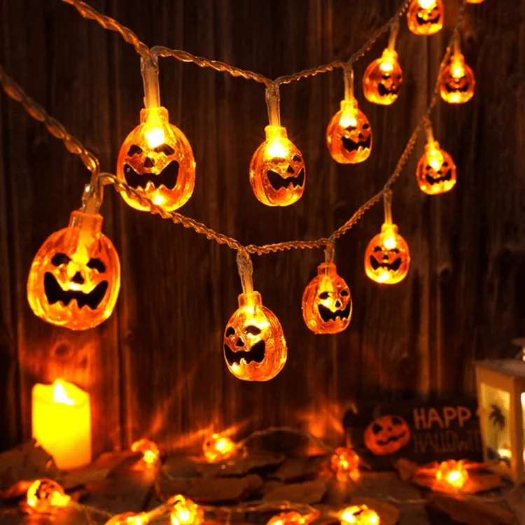 

LED lantern pumpkin lantern string halloween light string ghost modeling light haunted house props halloween decoration lights