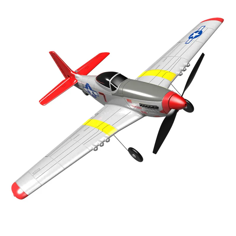 Предпродажа; Eachine мини P-51D EPP 400mm размах крыльев 2,4G 6-осевой RC самолет тренажер с неподвижным крылом RTF с возвратом по одной кнопке для начинающих