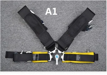 

Newly Polyester Racing car seats belt racking car seats width:3 inches/4 Points or 6points black blue red color