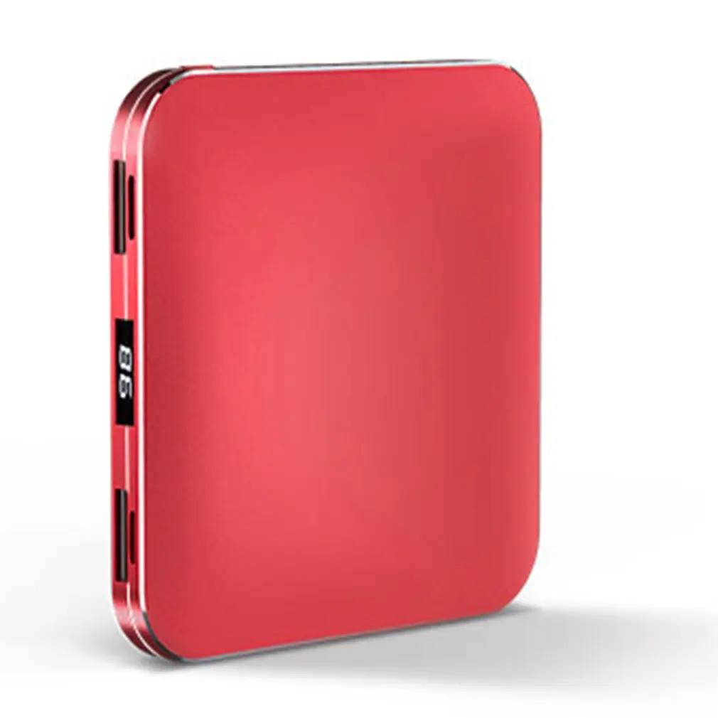Portable 10000/20000mAh USB Charger Wireless Charging Pad External Battery Power Bank Super Mini Size | Электроника