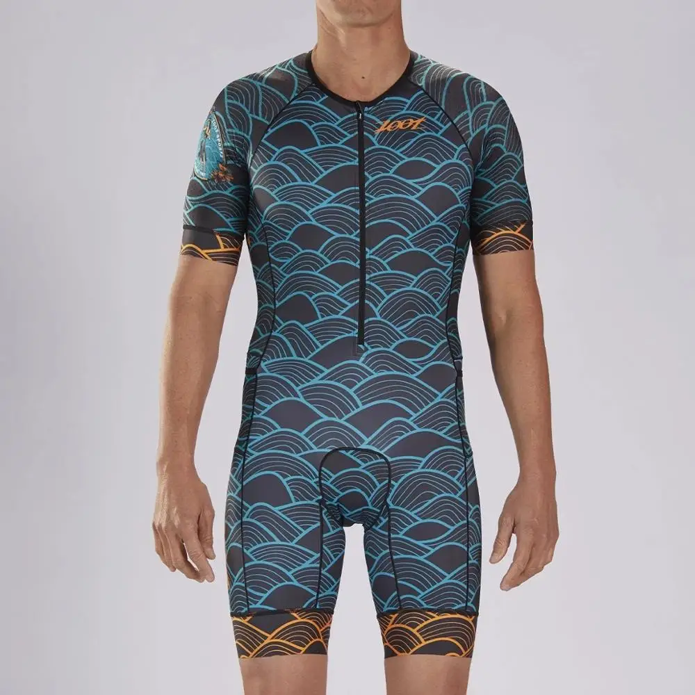 Zoot Велоспорт триатлон костюм на заказ skinsuit велосипед speedsuit велосипед три костюм бег Боди Одежда цельный комбинезон roupa ciclismo - Цвет: sponge pad