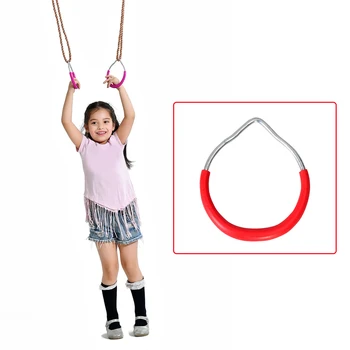 

1pc Gift Home Children Swing Accessories Gymnastic Gym Ring Sports Fitness Playground Indoor Outdoor Game Activity Kids Toy Iron
