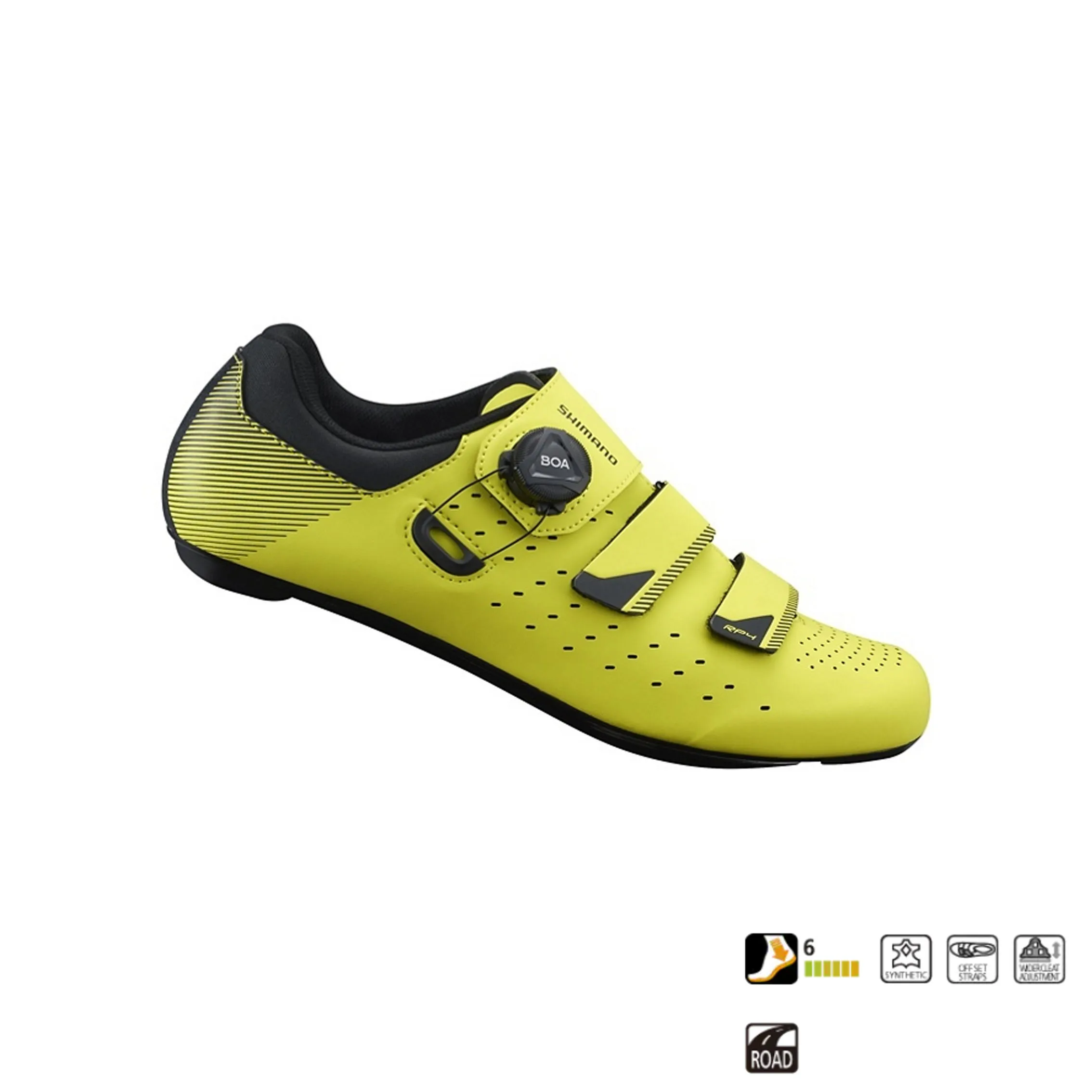 Fluorescent yellow Shimano RP4 RP401 шоссейная велосипедная обувь, велосипедная обувь SPD, велосипедная обувь Boa®L6 - Цвет: Fluorescent yellow