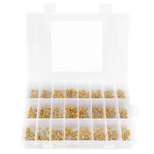 1200 шт 24 значения с алюминиевой крышкой, 50В 10pF-10uF монолитный Керамика конденсатор с алюминиевой крышкой смешанный набор с высоким уровнем постоянной ёмкости, универсальный конденсатор конденсаторы