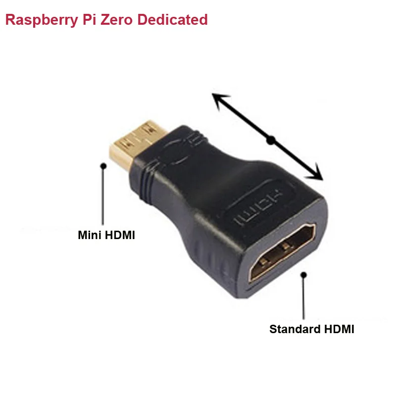 Raspberry Pi Zero Micro HDMI к HDMI кабель конвертер DVI адаптер HDMI взаимное преобразование Mini HDMI к HDMI для Raspberry Pi 4B