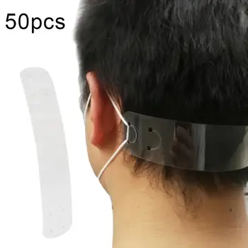 

50Pcs Face Mask Ear Hook Extension Buckle Adjustable Earache Fixer