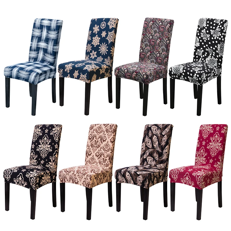 

Chiovenni Spandex Chair Cover Elastic Stretch Dining Chair Covers for Kitchen Wedding Hotel Banquet Party Christmas Home Decor