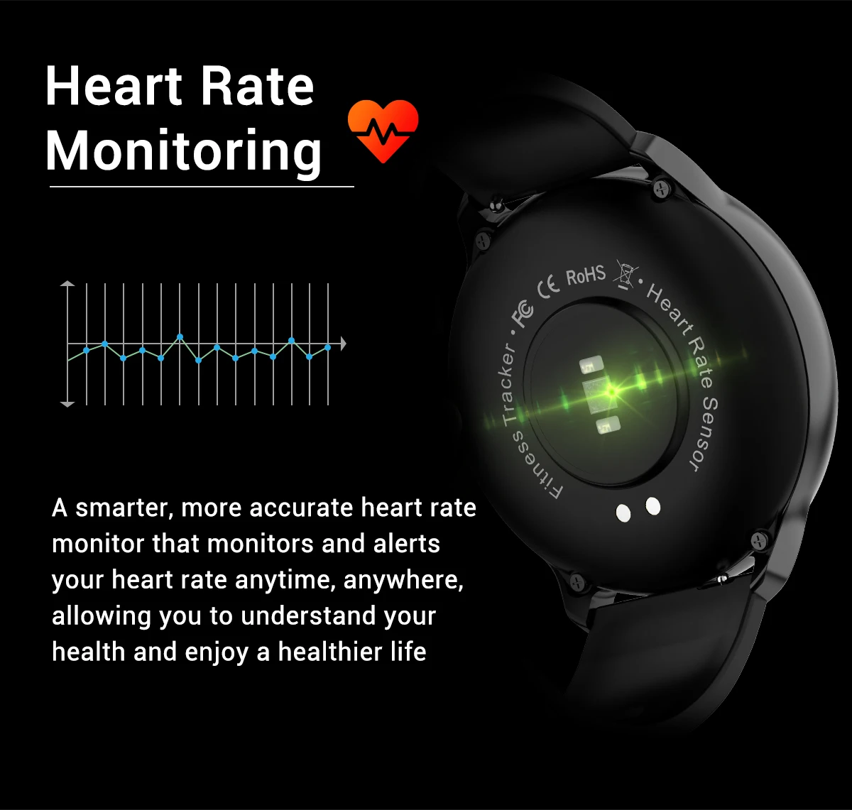 Torntisc Sport Smart Watch Men Full Round Full touch Dynamic Heart Rate Sleep Monitoring Smart Bracelet Waterproof IP68 VS L8 L5