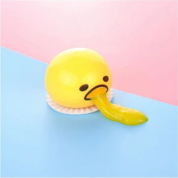 

1Pc Egg Yolk Toys Fashion Creative Funny Vomit Very Cute Toy Happy New Year New Gift Halloween Juguetes Brinquedos Funny