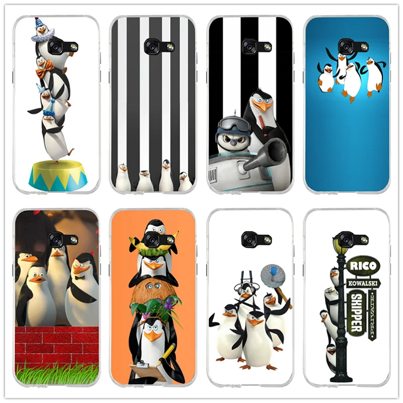 Soft TPU Silicone Mobile Phone Cases for Samsung Galaxy A3 A5 A7 J1 J2 J3 J5 J7 2016 2017 Coque Shell Hot Penguins Of Madagascar | Мобильные