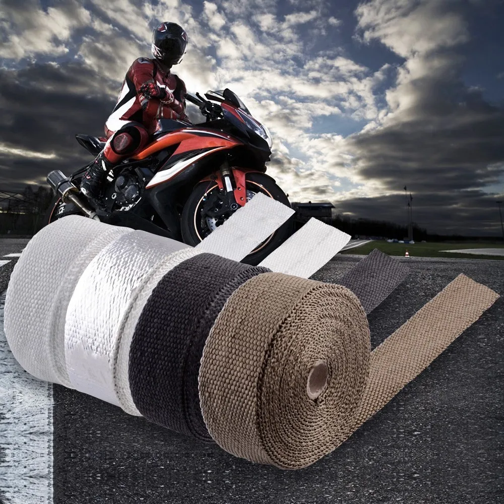 ESPEEDER 5 м/10 м/15 м тепловой выхлоп термо-обертывание устойчив к даунтрубу теплозащитная пленка для Аксессуары для мотоцикла и автомобиля