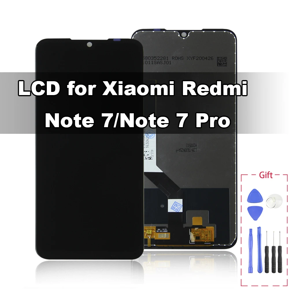 100% протестированный для Xiaomi Redmi Note 7 ЖК экран Замена Pro 7Pro дисплей сенсорный