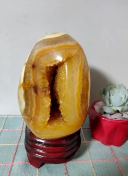 

Big！1707g Natural Agate crystal cave mineral stones and crystals healing crystals quartz gemstones Send base