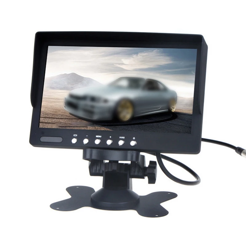 

1Pcs 7 Inch LCD Display Color Screen Car Rear View Monitor With Remote Can Be Connected To The Reversing Camera