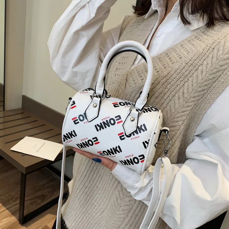 

MORI Series Retro Small Cylinder Handbag Bag Student 2019 New Style Hong Kong Style CHIC Shoulder Bag INS Shoulder Bag