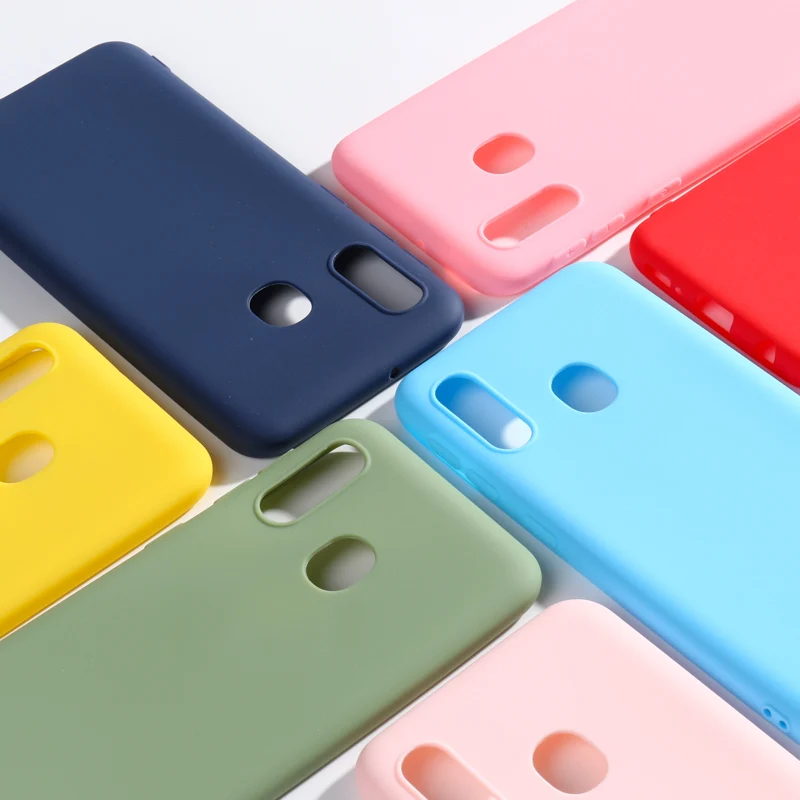 

For Samsung Galaxy A20e A20 E Phone Case Candy Color Silicone Soft Tpu Back Cover Cases For Samsung A20E Fundas Coque
