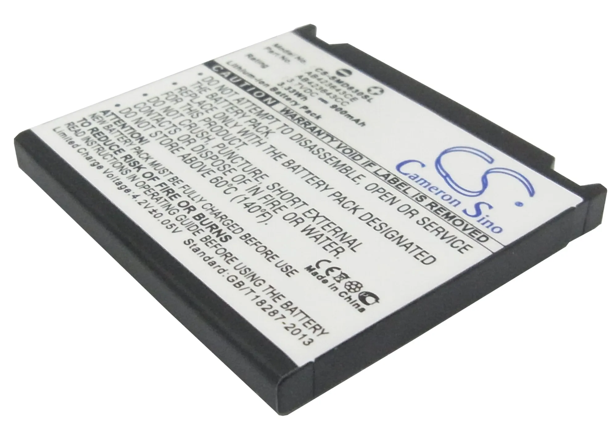 Аккумулятор cameron sino 900 мАч для SAMSUNG софтбанк 705SC 707SCII 709SC 920SC D838 E840 E848 U600 U608 X820