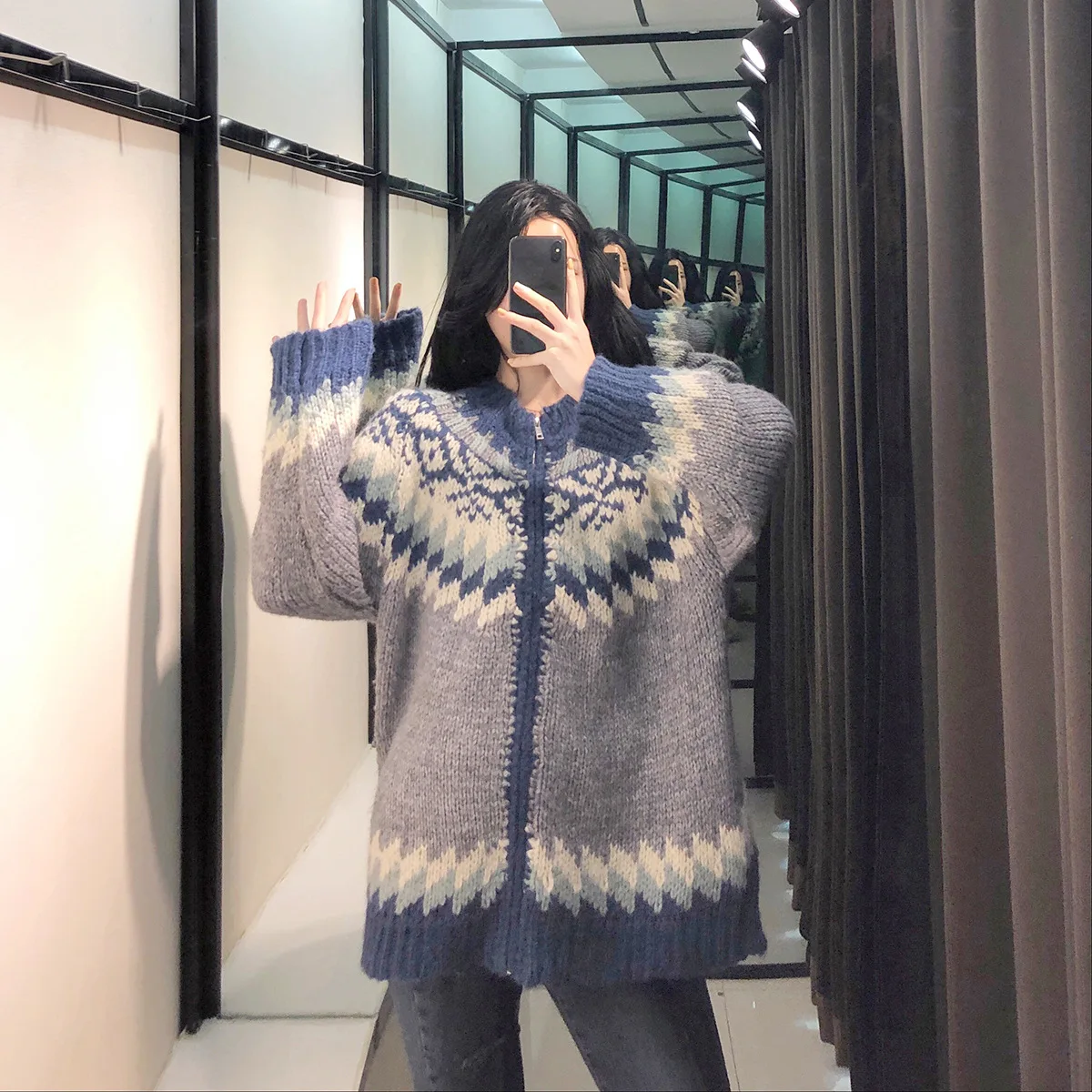 SuperAen осень свитер пальто Женская мода дикие повседневные женские свитера с длинным рукавом корейский стиль женские вязаные топы