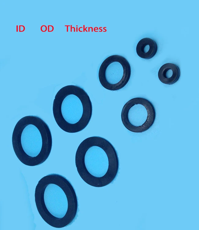 2000pcs M4 NBR rubber gasket Flat rubber washer 4x10 x3 mm gasket,oil